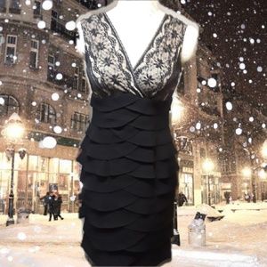 Jessica Howard Artichoke lace bodice dress